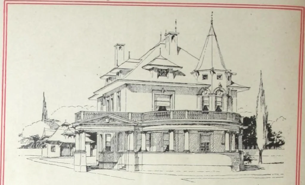 An illustration from Artistic homes / Herbert C. Chivers, architect., 1905, leaf 155