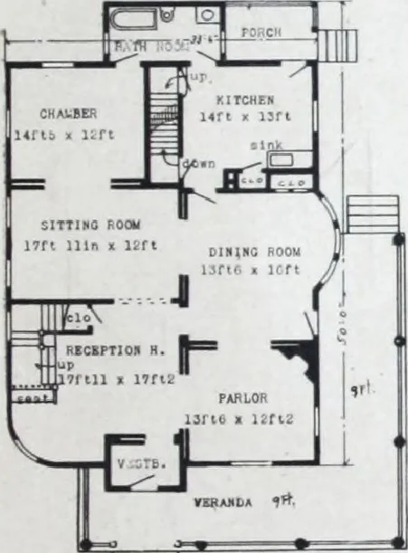 An illustration from Artistic homes / Herbert C. Chivers, architect., 1905, leaf 156