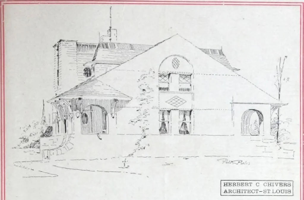 An illustration from Artistic homes / Herbert C. Chivers, architect., 1905, leaf 158