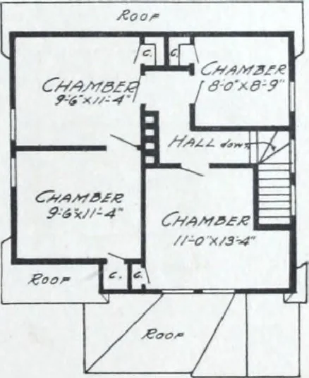 An illustration from Artistic homes / Herbert C. Chivers, architect., 1905, leaf 22