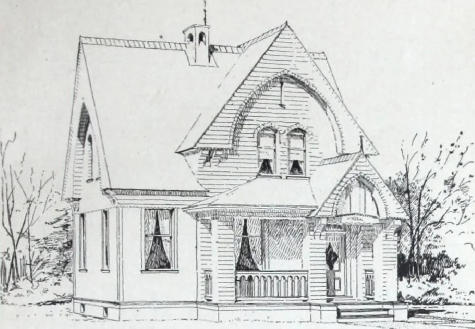An illustration from Artistic homes / Herbert C. Chivers, architect., 1905, leaf 22