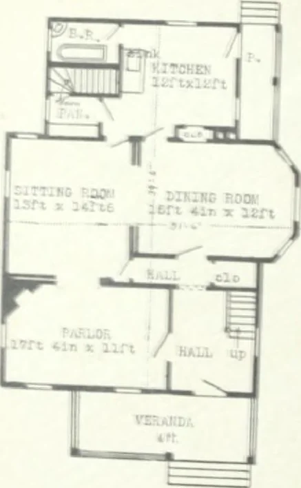 An illustration from Artistic homes / Herbert C. Chivers, architect., 1905, leaf 25