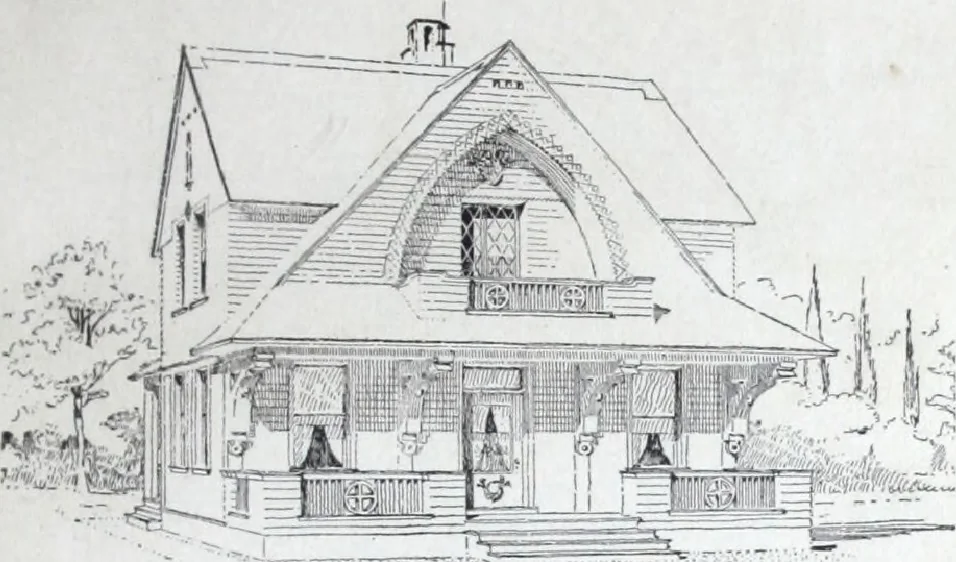 An illustration from Artistic homes / Herbert C. Chivers, architect., 1905, leaf 26