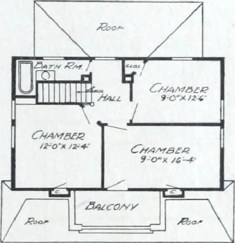 An illustration from Artistic homes / Herbert C. Chivers, architect., 1905, leaf 26