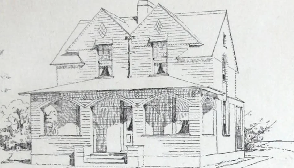 An illustration from Artistic homes / Herbert C. Chivers, architect., 1905, leaf 28
