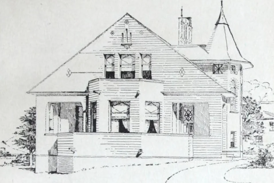 An illustration from Artistic homes / Herbert C. Chivers, architect., 1905, leaf 30