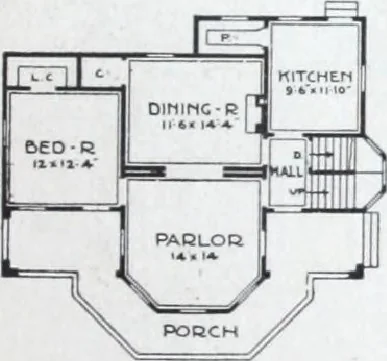 An illustration from Artistic homes / Herbert C. Chivers, architect., 1905, leaf 30
