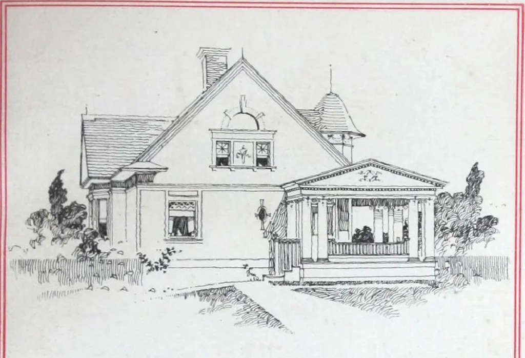 An illustration from Artistic homes / Herbert C. Chivers, architect., 1905, leaf 34