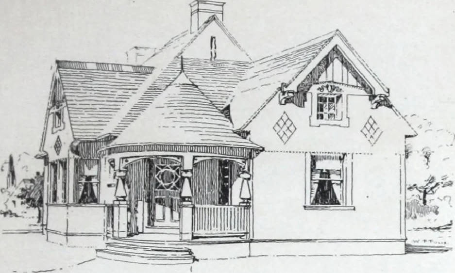 An illustration from Artistic homes / Herbert C. Chivers, architect., 1905, leaf 40