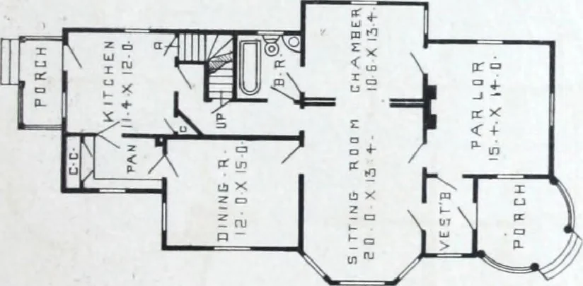 An illustration from Artistic homes / Herbert C. Chivers, architect., 1905, leaf 40