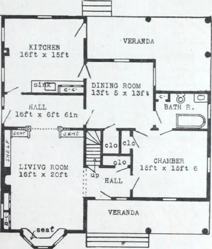 An illustration from Artistic homes / Herbert C. Chivers, architect., 1905, leaf 42