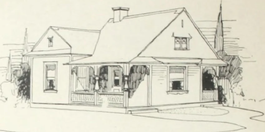 An illustration from Artistic homes / Herbert C. Chivers, architect., 1905, leaf 43