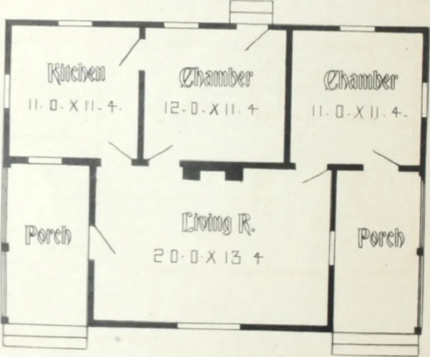 An illustration from Artistic homes / Herbert C. Chivers, architect., 1905, leaf 43
