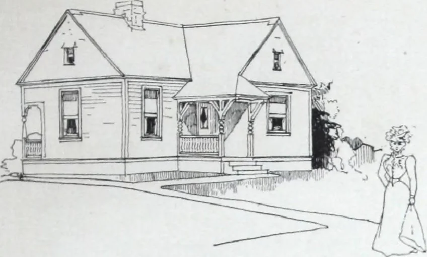 An illustration from Artistic homes / Herbert C. Chivers, architect., 1905, leaf 44
