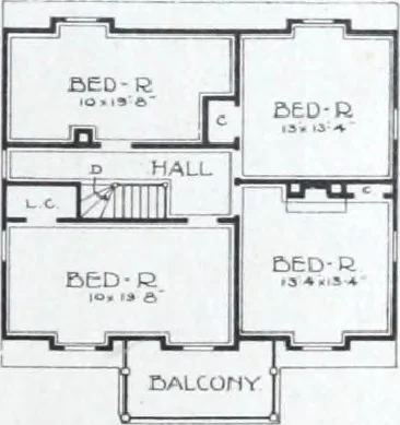 An illustration from Artistic homes / Herbert C. Chivers, architect., 1905, leaf 46
