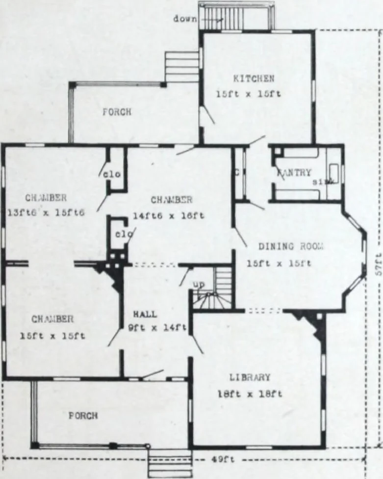 An illustration from Artistic homes / Herbert C. Chivers, architect., 1905, leaf 48