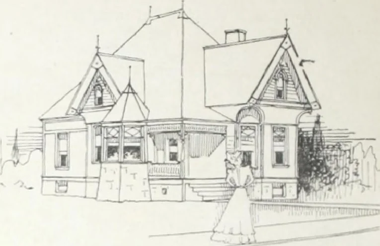 An illustration from Artistic homes / Herbert C. Chivers, architect., 1905, leaf 49