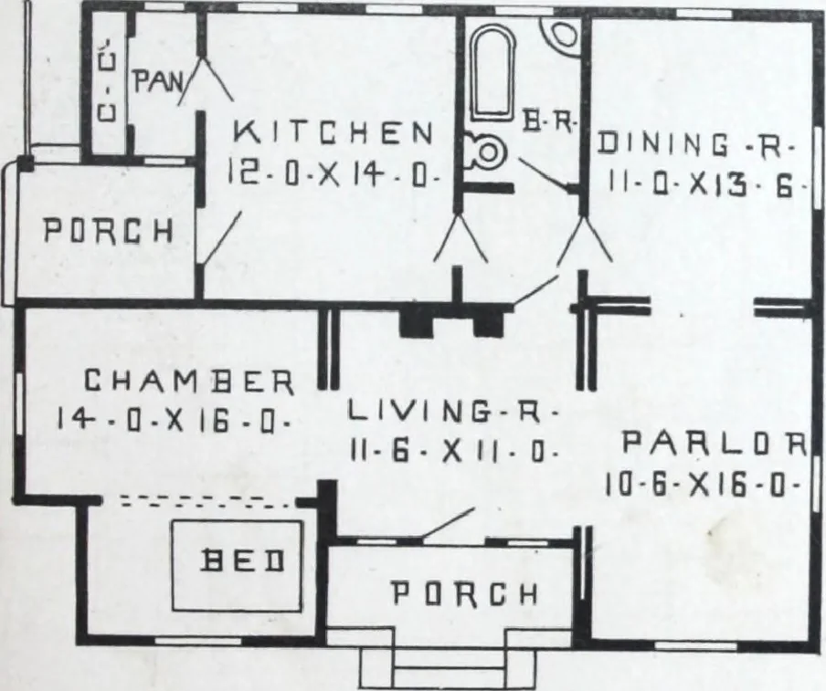 An illustration from Artistic homes / Herbert C. Chivers, architect., 1905, leaf 50