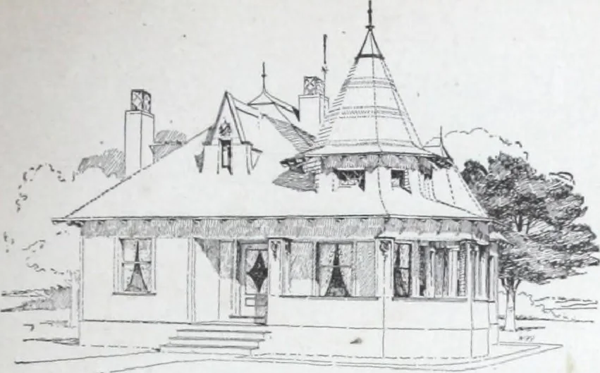 An illustration from Artistic homes / Herbert C. Chivers, architect., 1905, leaf 56