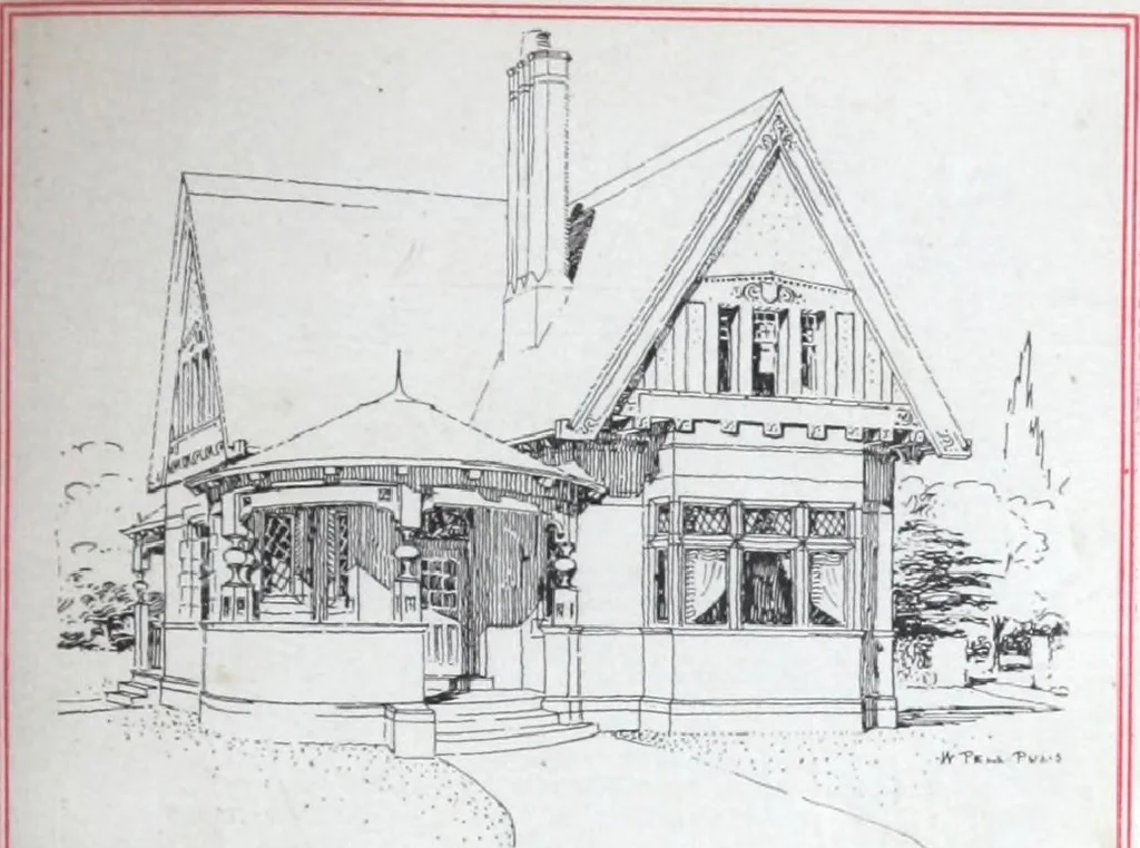 An illustration from Artistic homes / Herbert C. Chivers, architect., 1905, leaf 58