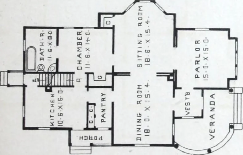 An illustration from Artistic homes / Herbert C. Chivers, architect., 1905, leaf 58