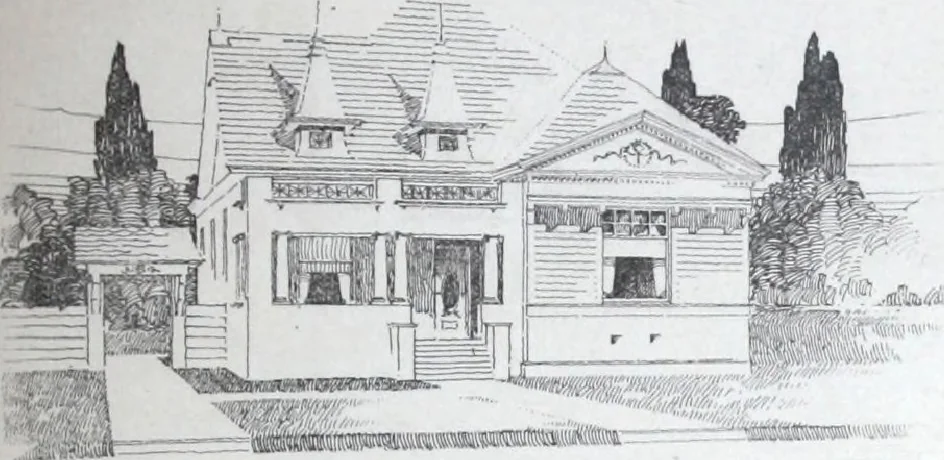An illustration from Artistic homes / Herbert C. Chivers, architect., 1905, leaf 62