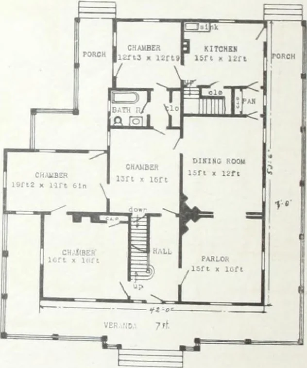 An illustration from Artistic homes / Herbert C. Chivers, architect., 1905, leaf 63