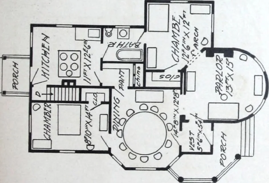 An illustration from Artistic homes / Herbert C. Chivers, architect., 1905, leaf 68