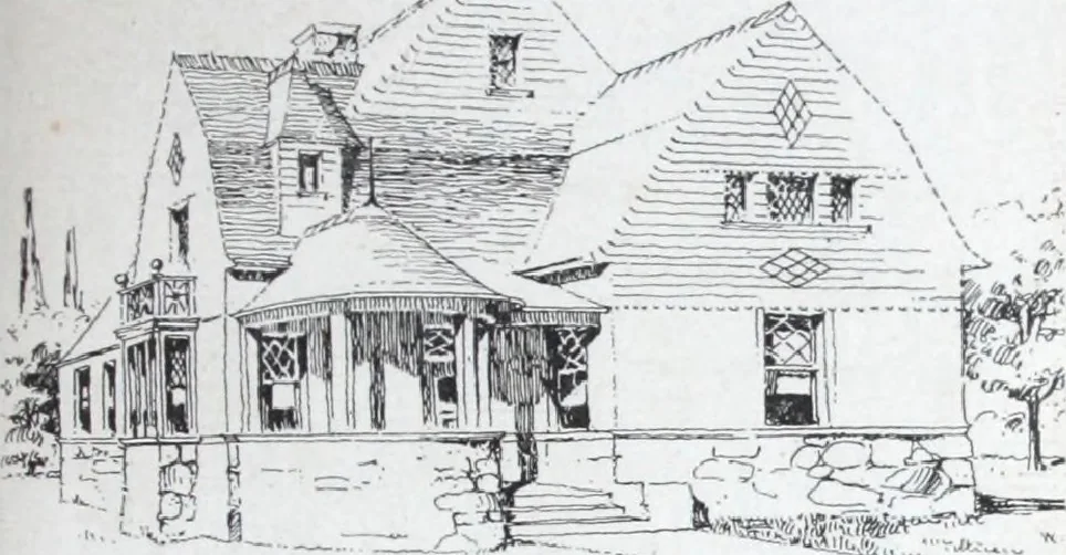 An illustration from Artistic homes / Herbert C. Chivers, architect., 1905, leaf 74