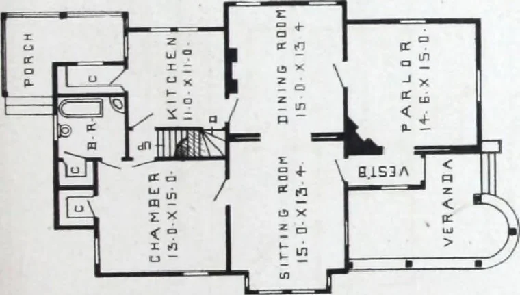 An illustration from Artistic homes / Herbert C. Chivers, architect., 1905, leaf 74