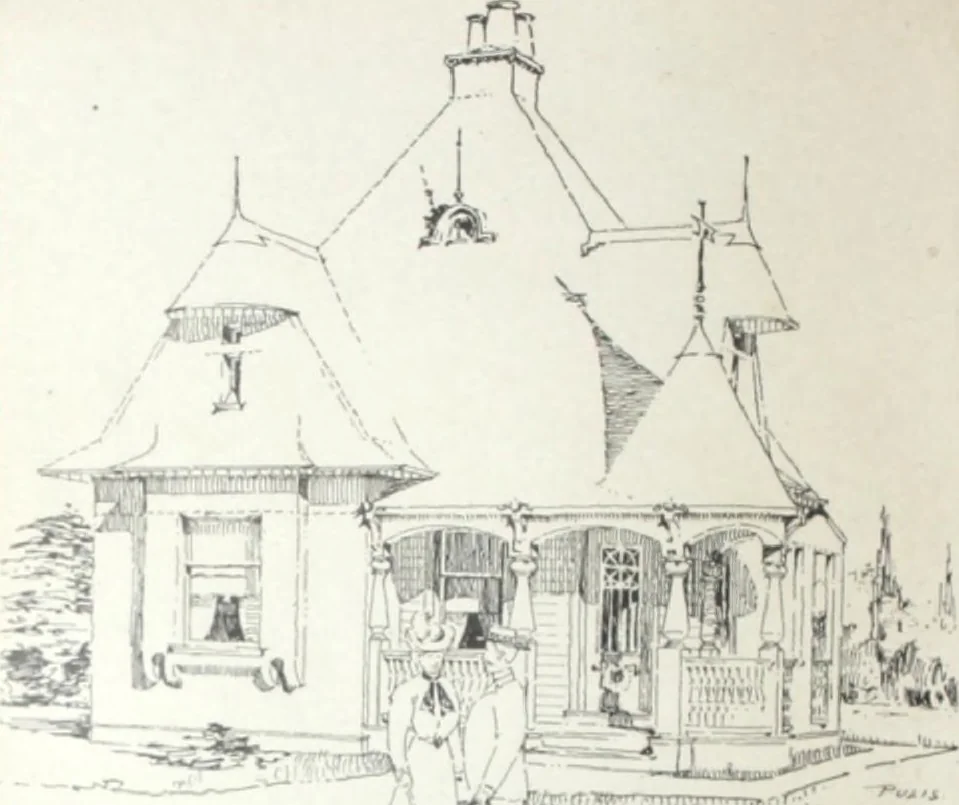 An illustration from Artistic homes / Herbert C. Chivers, architect., 1905, leaf 75