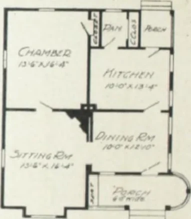 An illustration from Artistic homes / Herbert C. Chivers, architect., 1905, leaf 75
