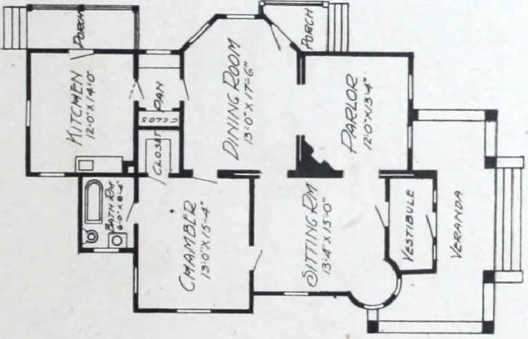 An illustration from Artistic homes / Herbert C. Chivers, architect., 1905, leaf 76