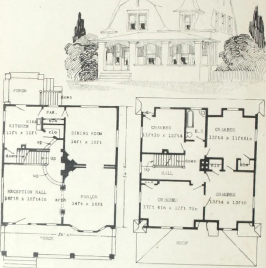 An illustration from Artistic homes / Herbert C. Chivers, architect., 1905, leaf 79