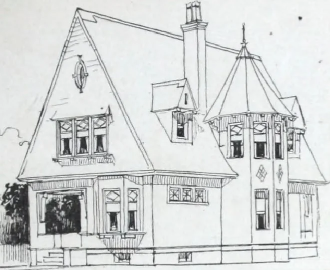 An illustration from Artistic homes / Herbert C. Chivers, architect., 1905, leaf 84