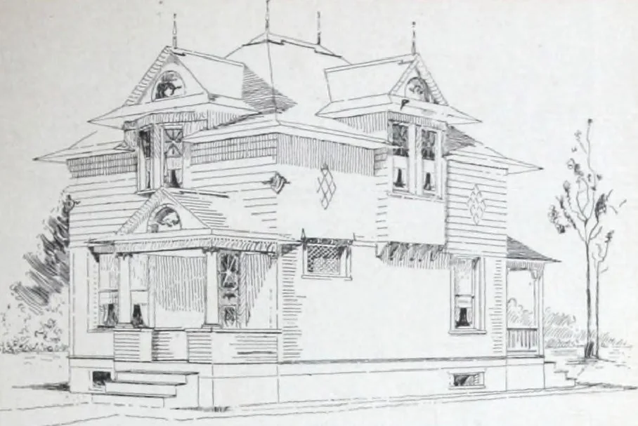 An illustration from Artistic homes / Herbert C. Chivers, architect., 1905, leaf 86
