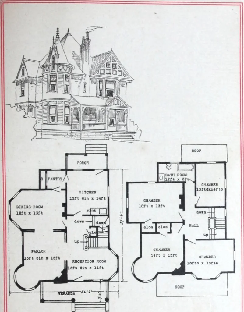 An illustration from Artistic homes / Herbert C. Chivers, architect., 1905, leaf 88