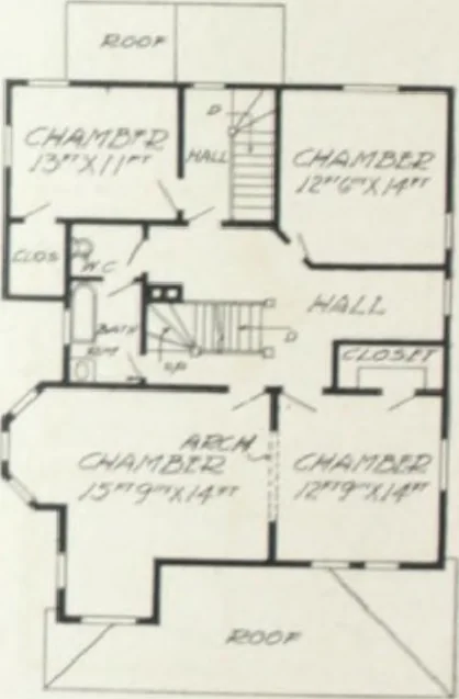 An illustration from Artistic homes / Herbert C. Chivers, architect., 1905, leaf 89