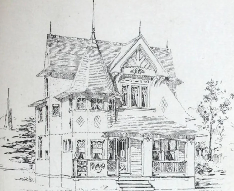 An illustration from Artistic homes / Herbert C. Chivers, architect., 1905, leaf 92