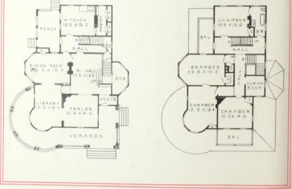 An illustration from Artistic homes / Herbert C. Chivers, architect., 1905, leaf 93