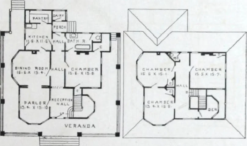 An illustration from Artistic homes / Herbert C. Chivers, architect., 1905, leaf 98