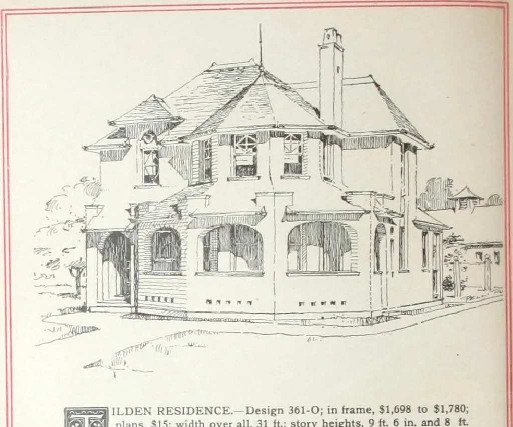 An illustration from Artistic homes / Herbert C. Chivers, architect., 1905, leaf 99