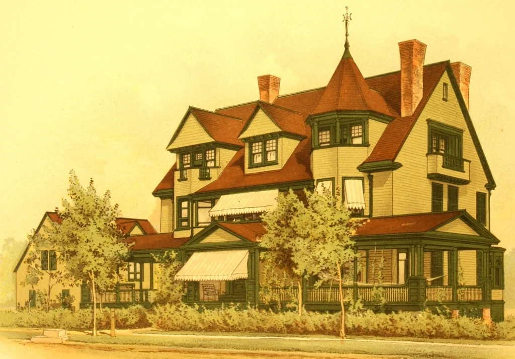 An illustration from Artistic house painting., 1895, leaf 8
