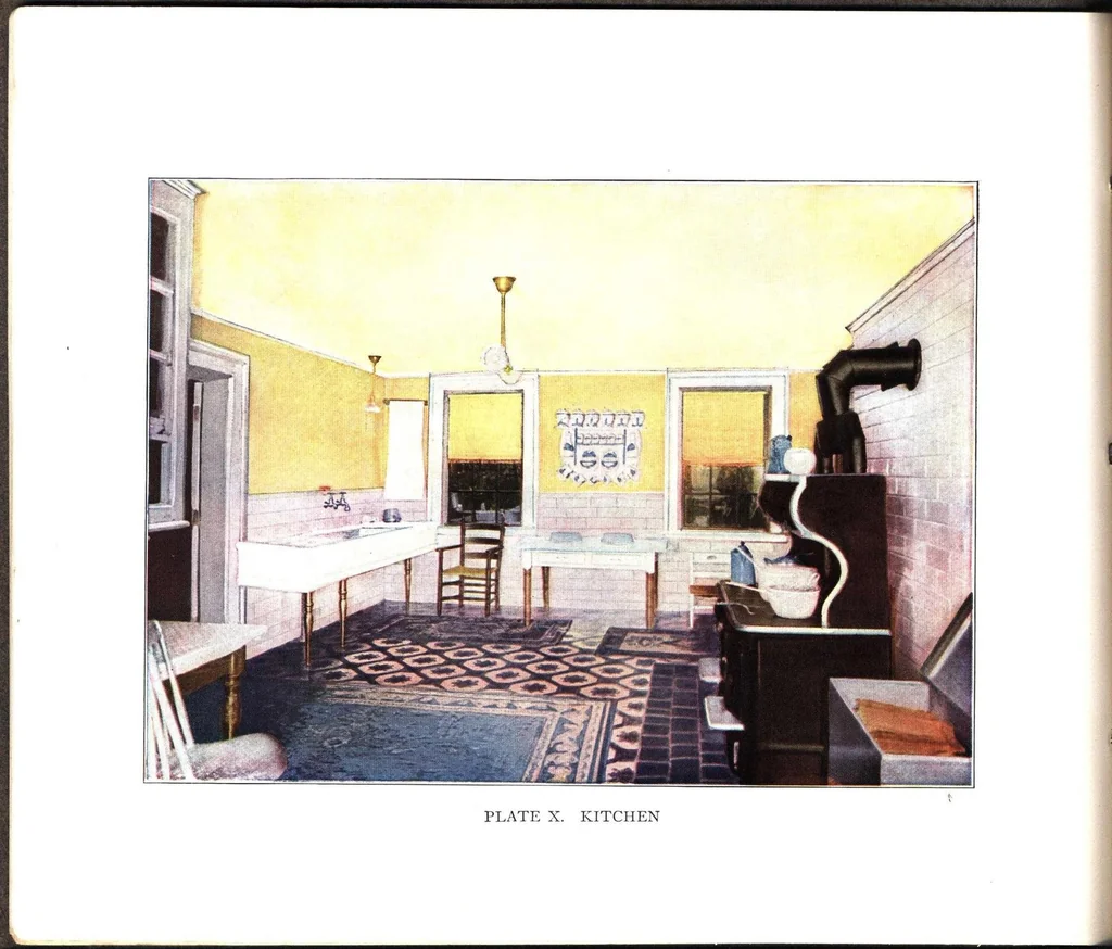 An illustration from Artistic interiors for homes., 1909, leaf 23