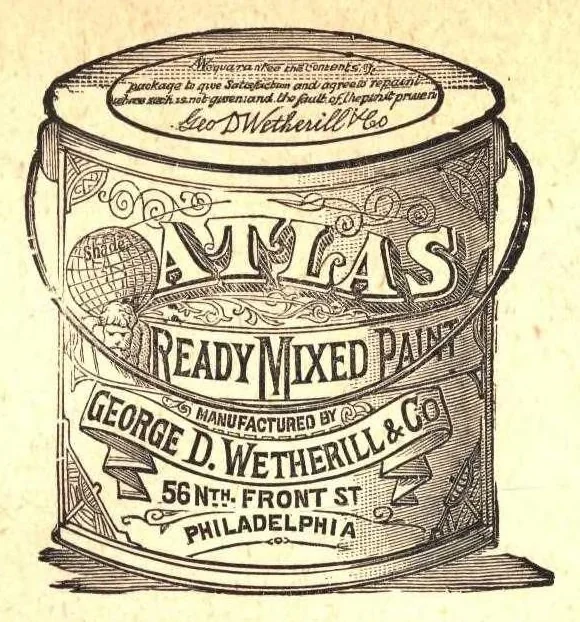 An illustration from Atlas ready-mixed paint., 1890, leaf 0