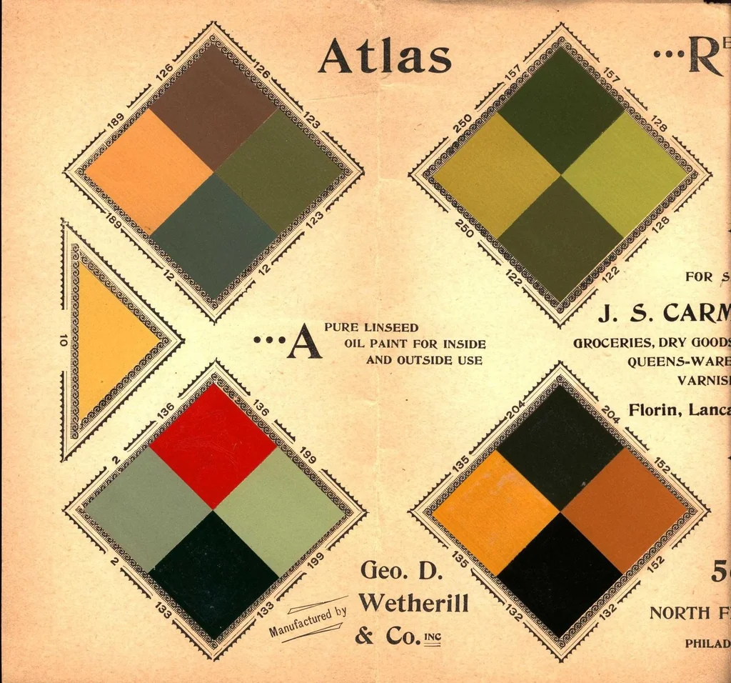 An illustration from Atlas ready-mixed paint., 1890, leaf 2