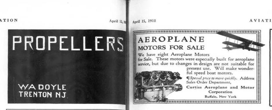 An illustration from Aviation Week 1918-04-15, 1918, leaf 41