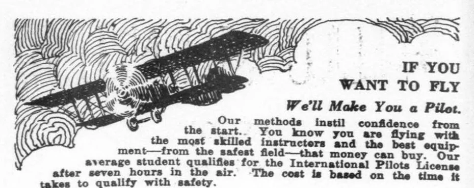 An illustration from Aviation Week 1920-11-29, 1920, leaf 12