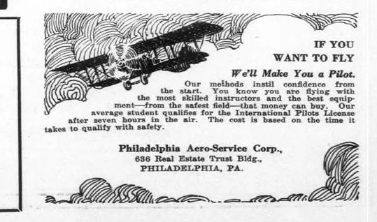 An illustration from Aviation Week 1921-02-14, 1921, leaf 13