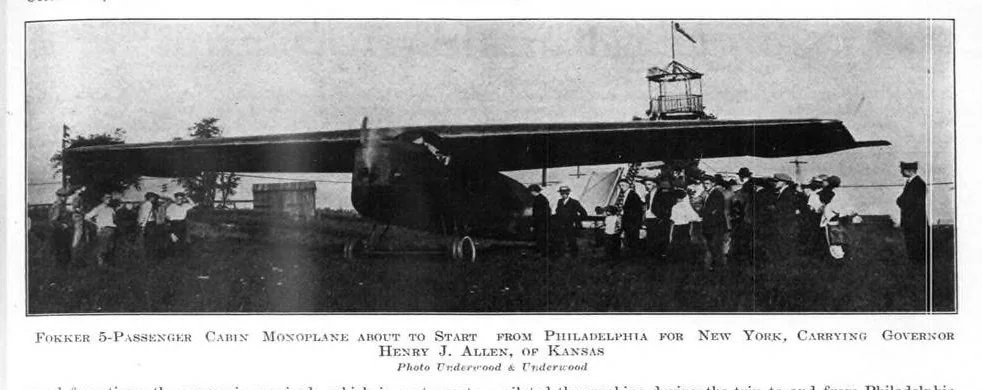 An illustration from Aviation Week 1921-10-17, 1921, leaf 2